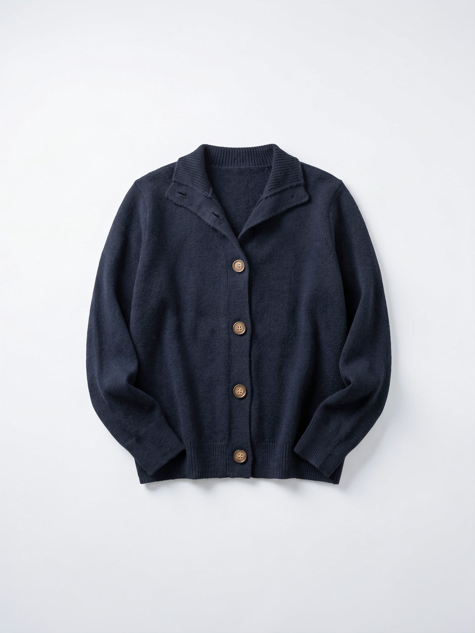 Cardigan en Cachemire Gilet Col Montant Pull Femme - 21