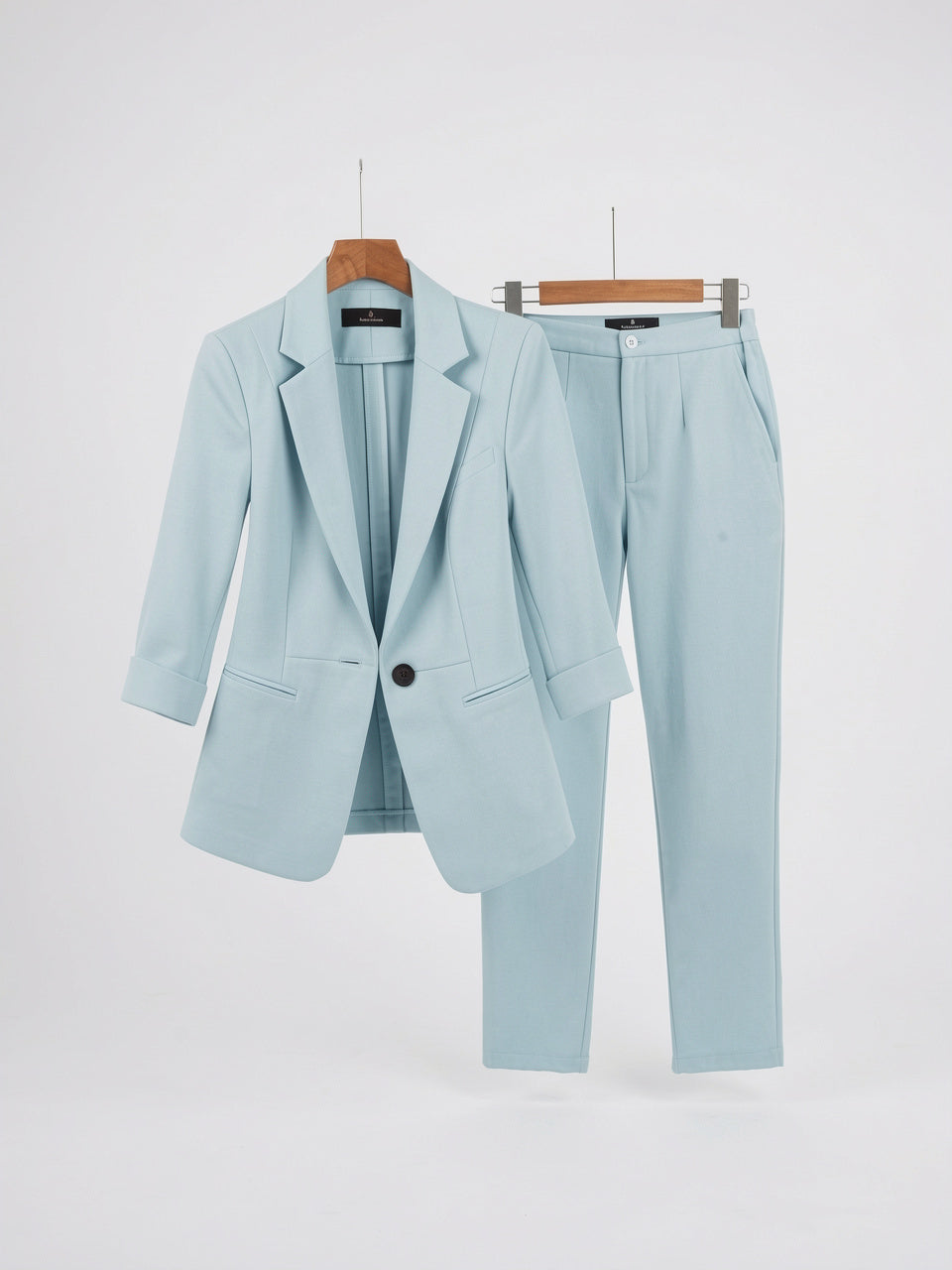 Costume 2 Pièces Femme Blazer Pantalon Tailleur Bureau - 10