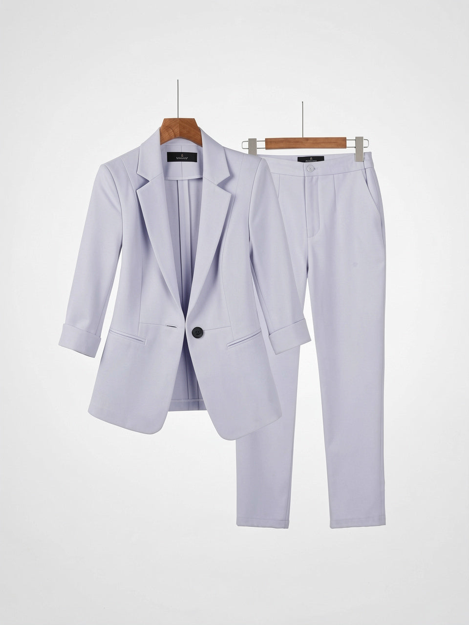 Costume 2 Pièces Femme Blazer Pantalon Tailleur Bureau - 12