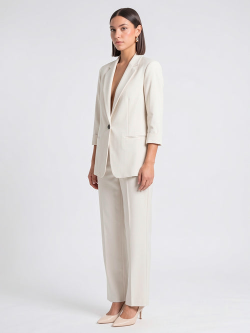 Costume 2 Pièces Femme Blazer Pantalon Tailleur Bureau - 2