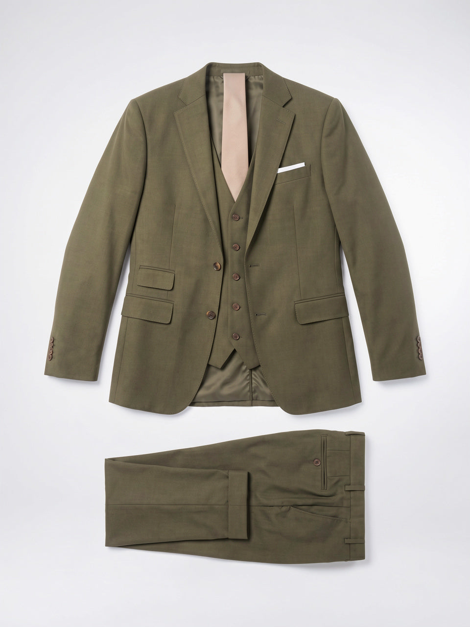 Costume Homme Slim 3 Pièces Gilet Mariage - 5