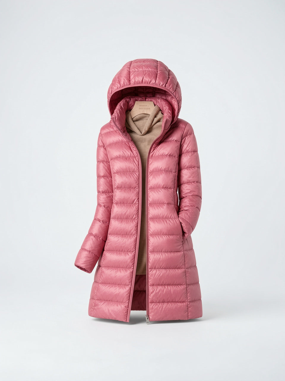 Doudoune Longue Capuche Matelassée Femme Manteau Hiver Chaud - 4