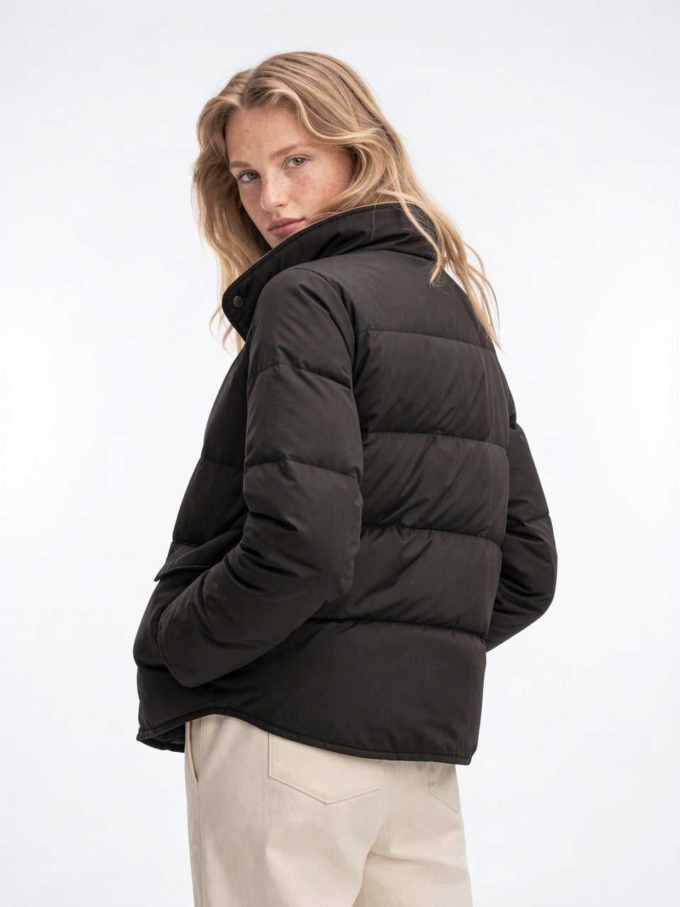 Doudoune Matelassée Duvet Réversible Femme Légère - 7