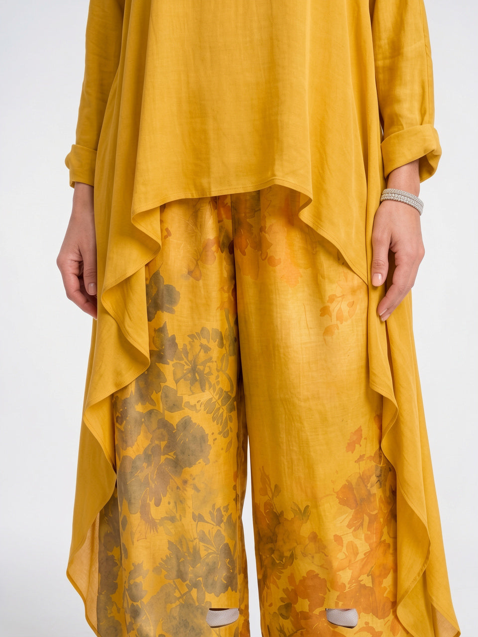 Ensemble 2 Pièces Tunique Palazzo Léger Loungewear Boho - 3