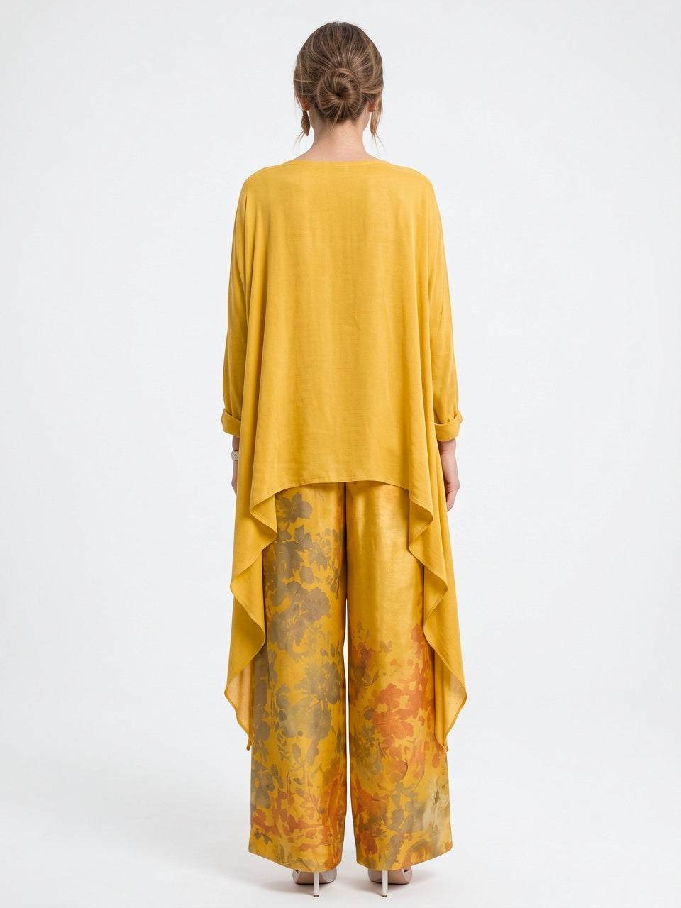 Ensemble 2 Pièces Tunique Palazzo Léger Loungewear Boho - 4