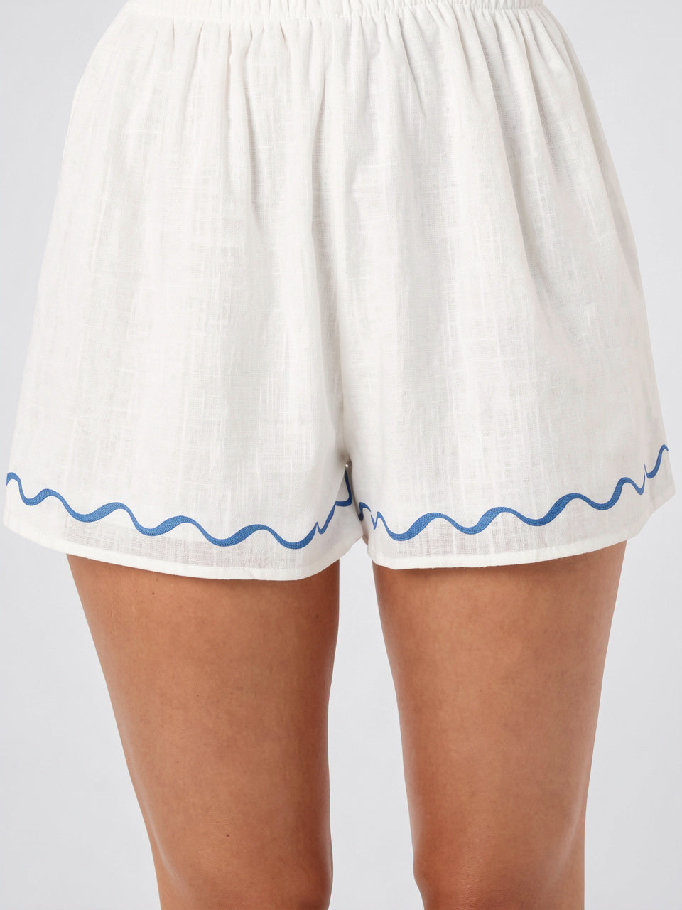 Ensemble Lin Été Femme Chemise Shorts - 25