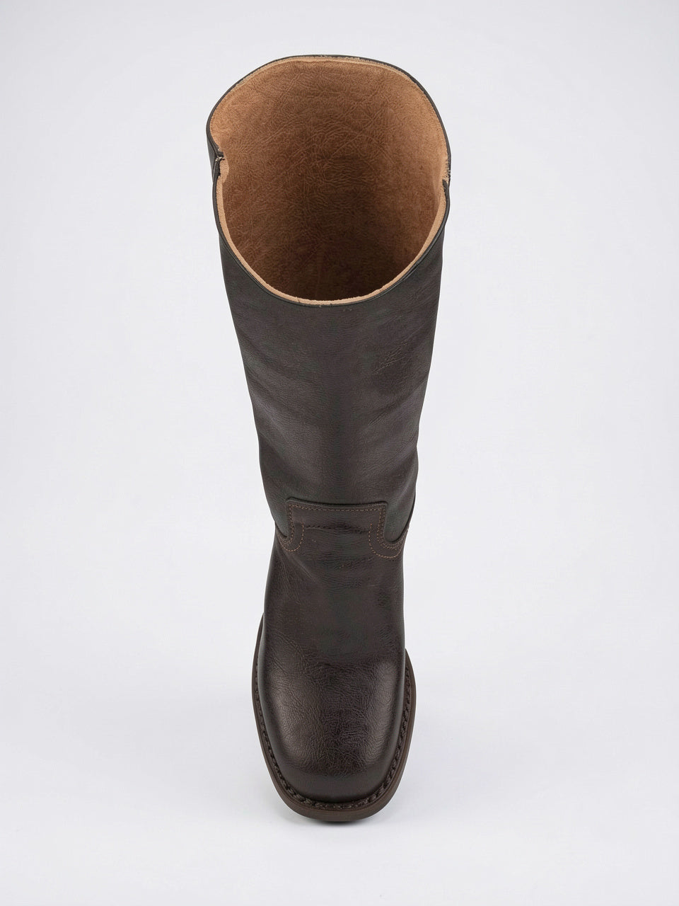 Femme Bottes Cuir Végan Hautes Genou Talon Bloc - 8