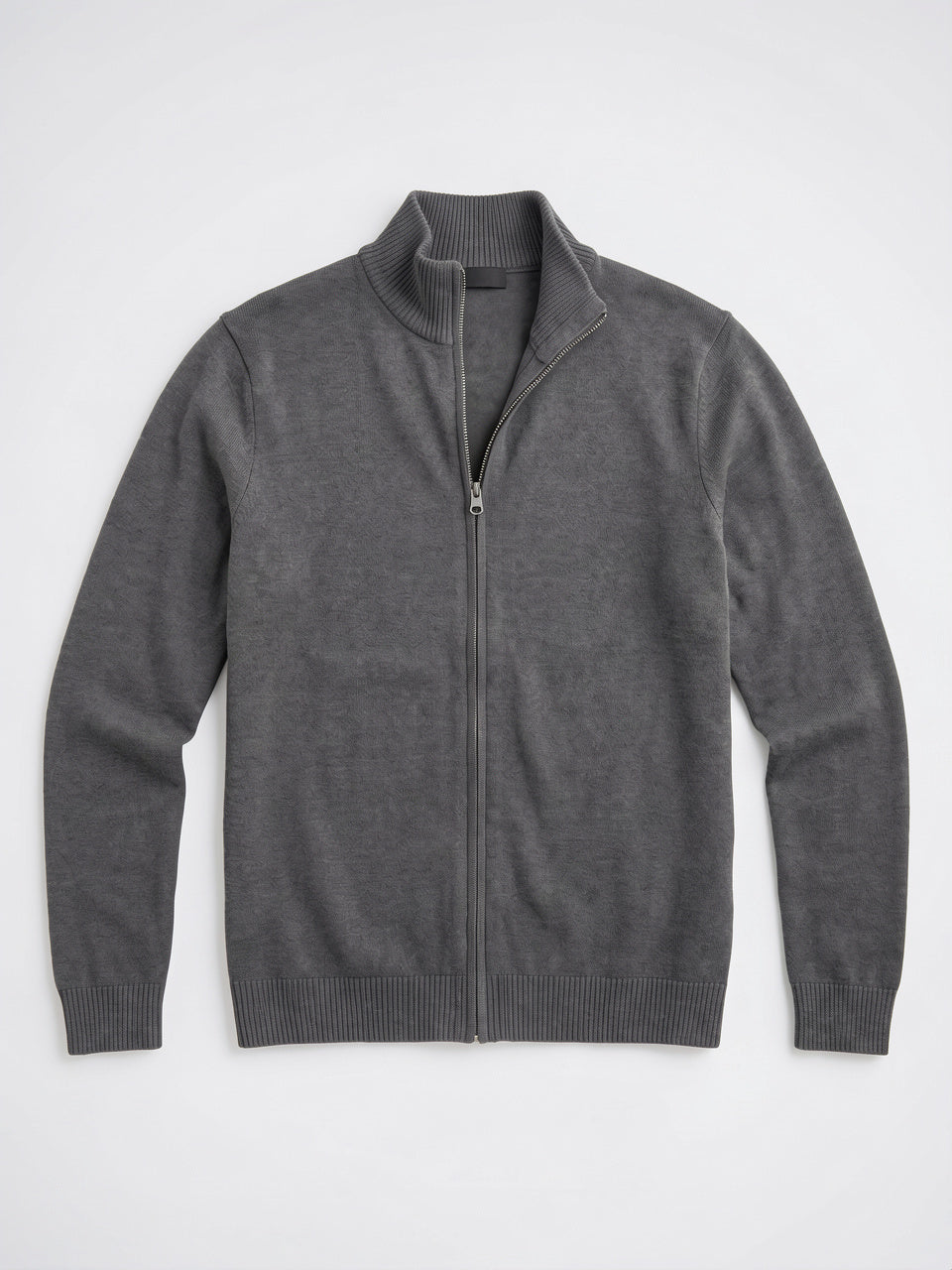 Gilet En Maille Zippé Homme Tricot Léger - 5