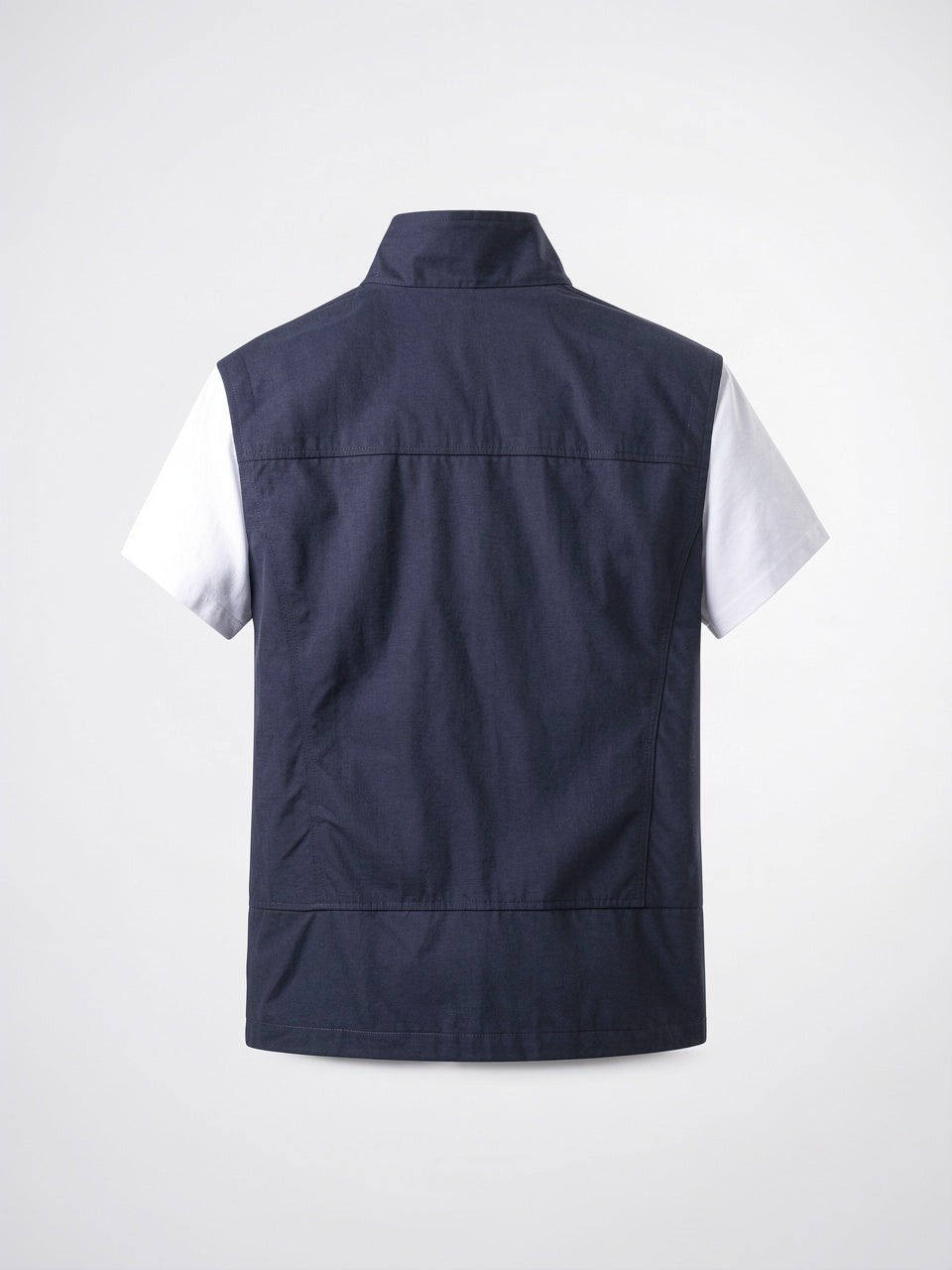 Homme Léger Utilitaire Veste Gilet Zippée Poches - 3