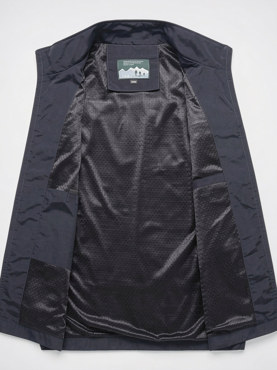 Homme Léger Utilitaire Veste Gilet Zippée Poches - 9