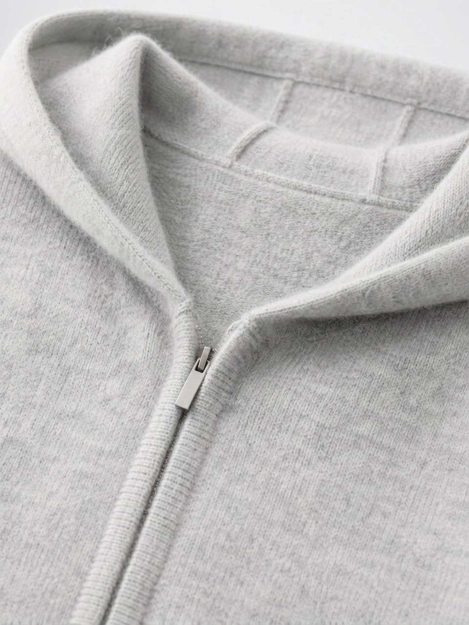 Hoodie Zippé Laine Merinos Homme Maille Léger - 2