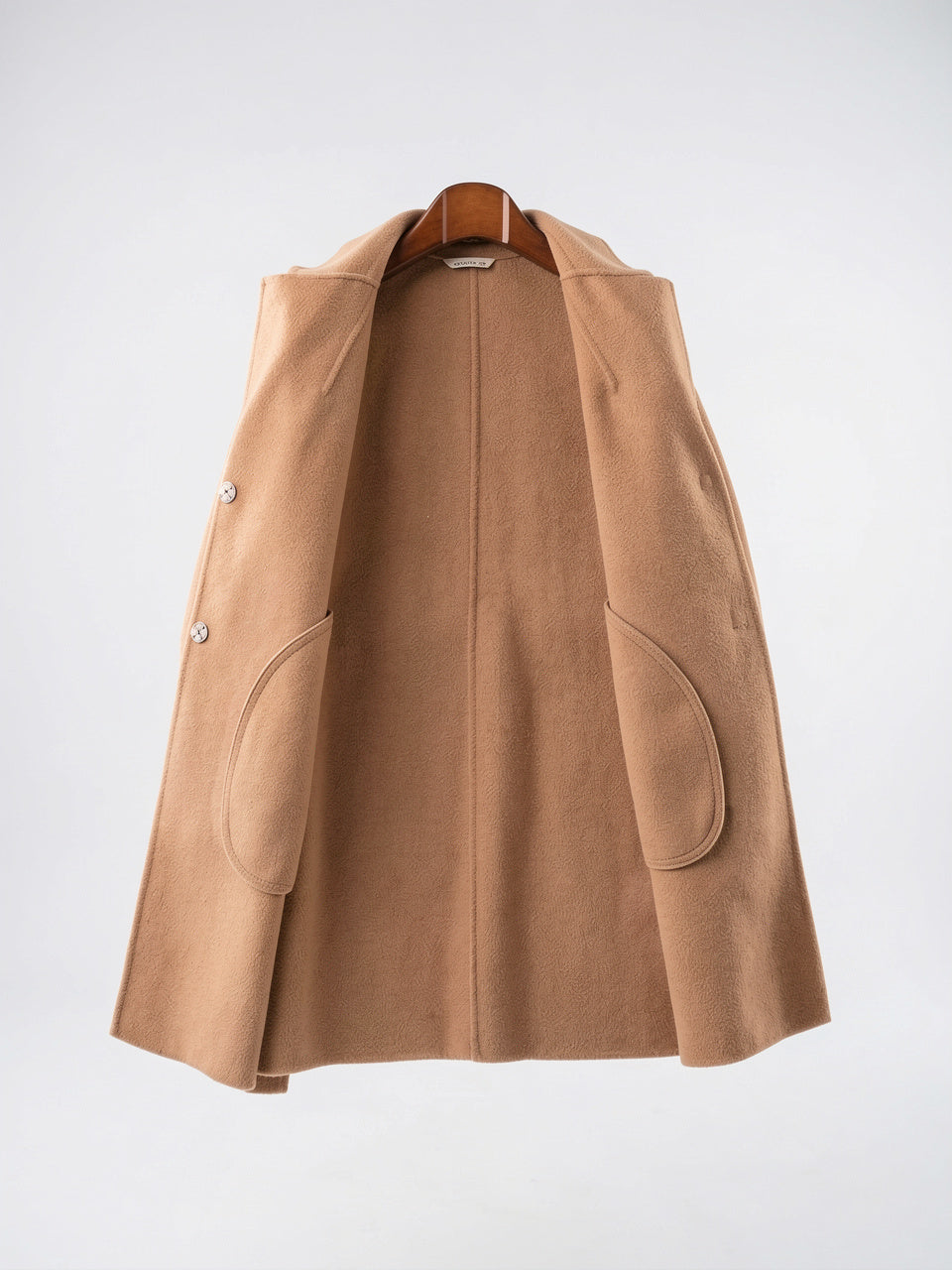 Manteau Laine Femme Ceinture Long Hiver - 25