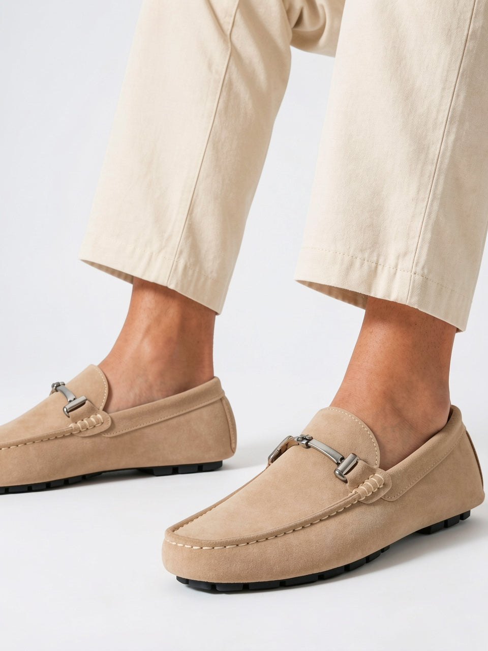 Mocassins Daim Été Homme Outdoor Légers Slip On - 2