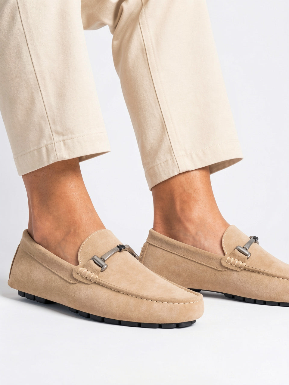 Mocassins Daim Été Homme Outdoor Légers Slip On - 3