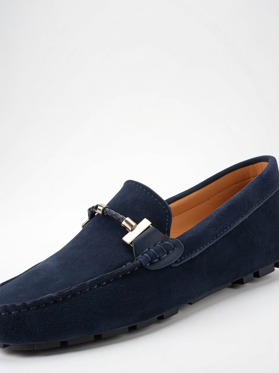 Mocassins Daim Été Homme Outdoor Légers Slip On - Bleu Marine EU 39 / US 7 / UK 6