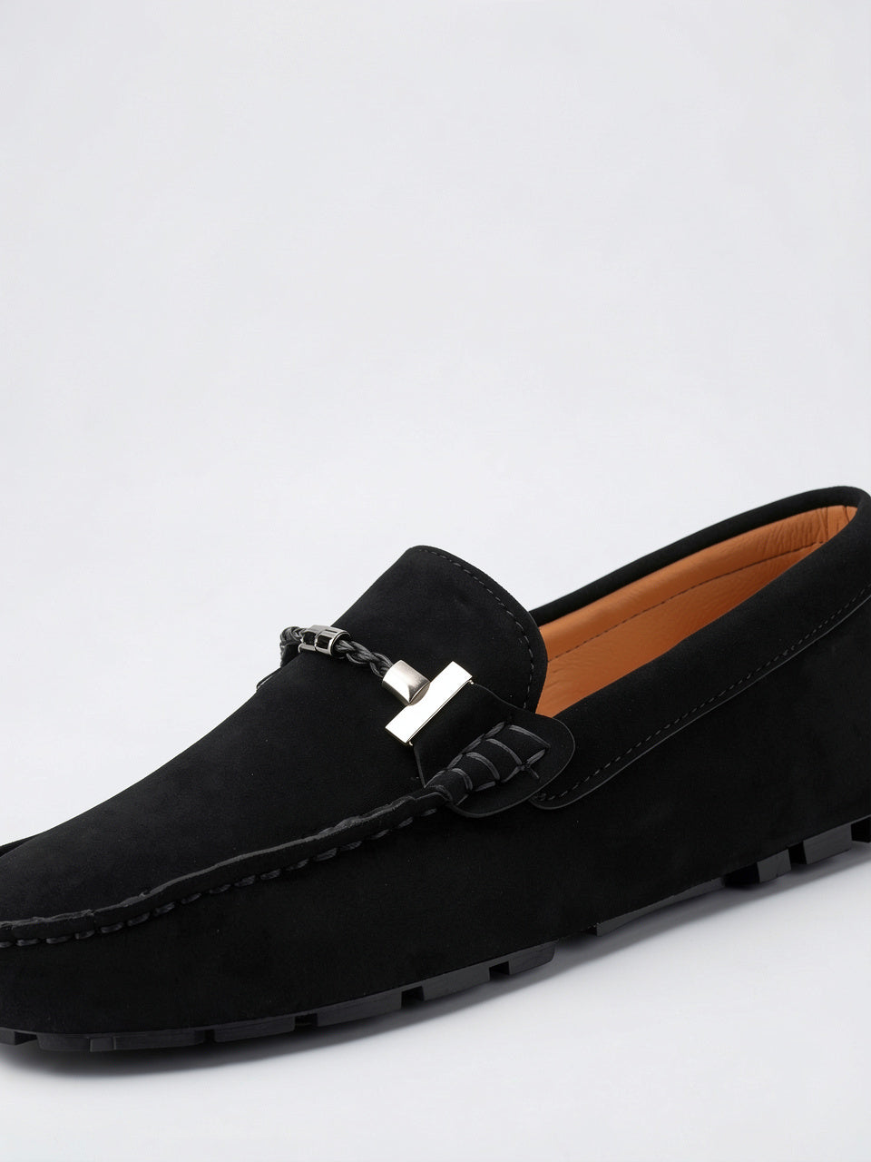 Mocassins Daim Été Homme Outdoor Légers Slip On - Noir EU 39 / US 7 / UK 6