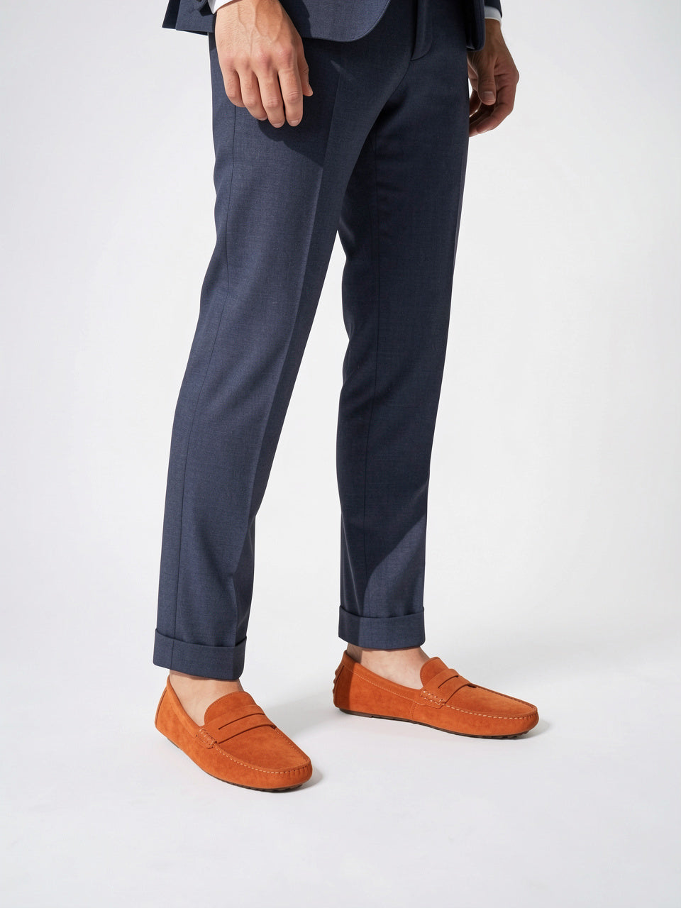 Mocassins Daim Homme Conduite Aplat Légers - 9