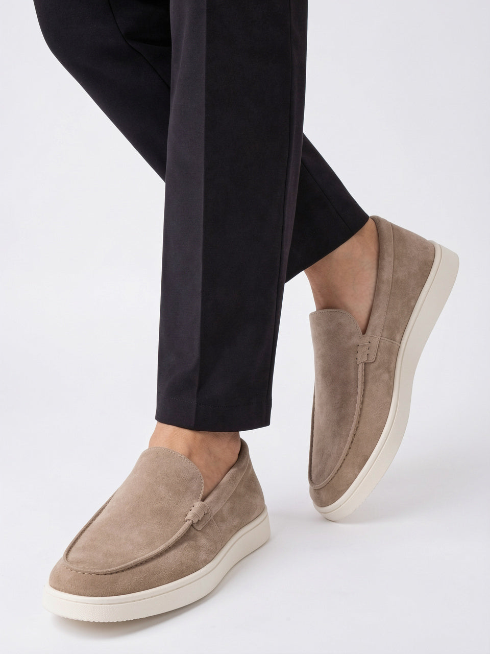 Mocassins Daim Slip On Homme Chaussures Confortables Légères - 2