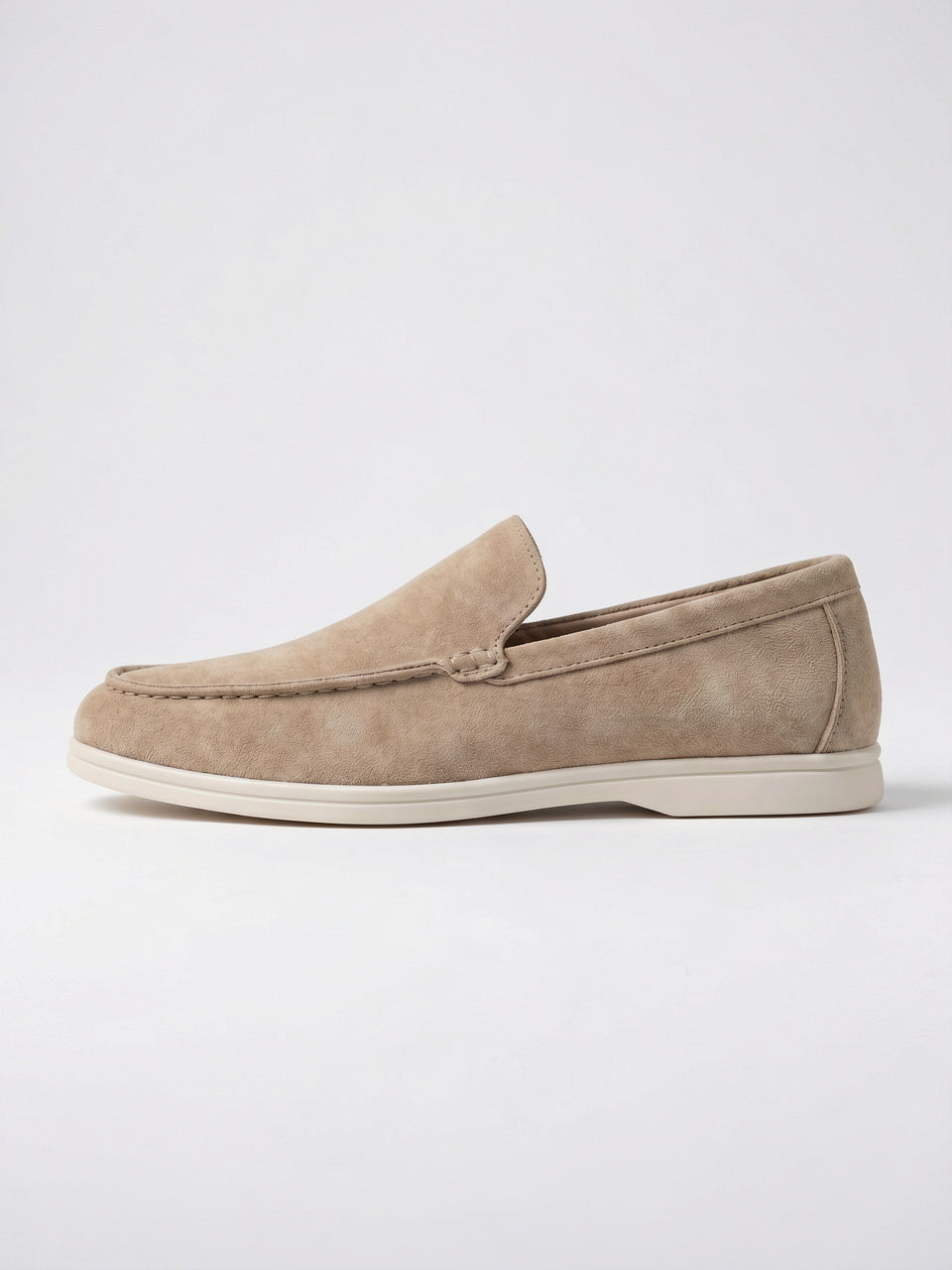Mocassins Slip On Décontractés en Daim Homme - Beige EU 38 / US 6 / UK 5.5