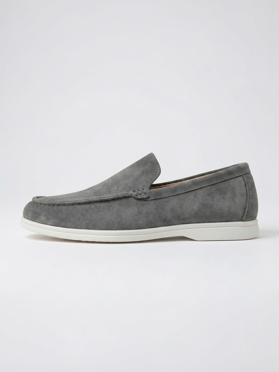 Mocassins Slip On Décontractés en Daim Homme - Gris EU 38 / US 6 / UK 5.5