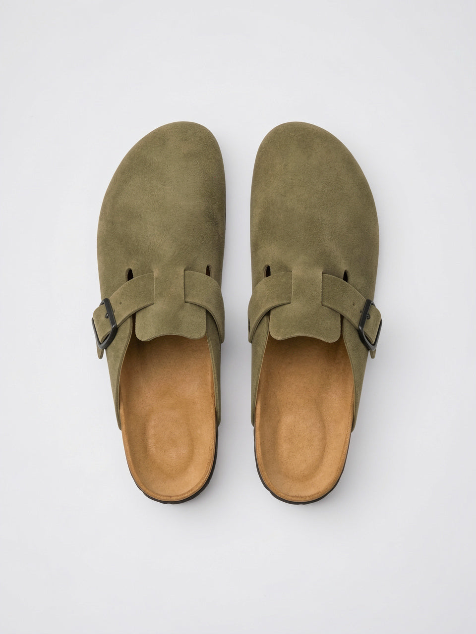 Mules Daim Homme Liège Confort Chaussures Sans Lacets - 8