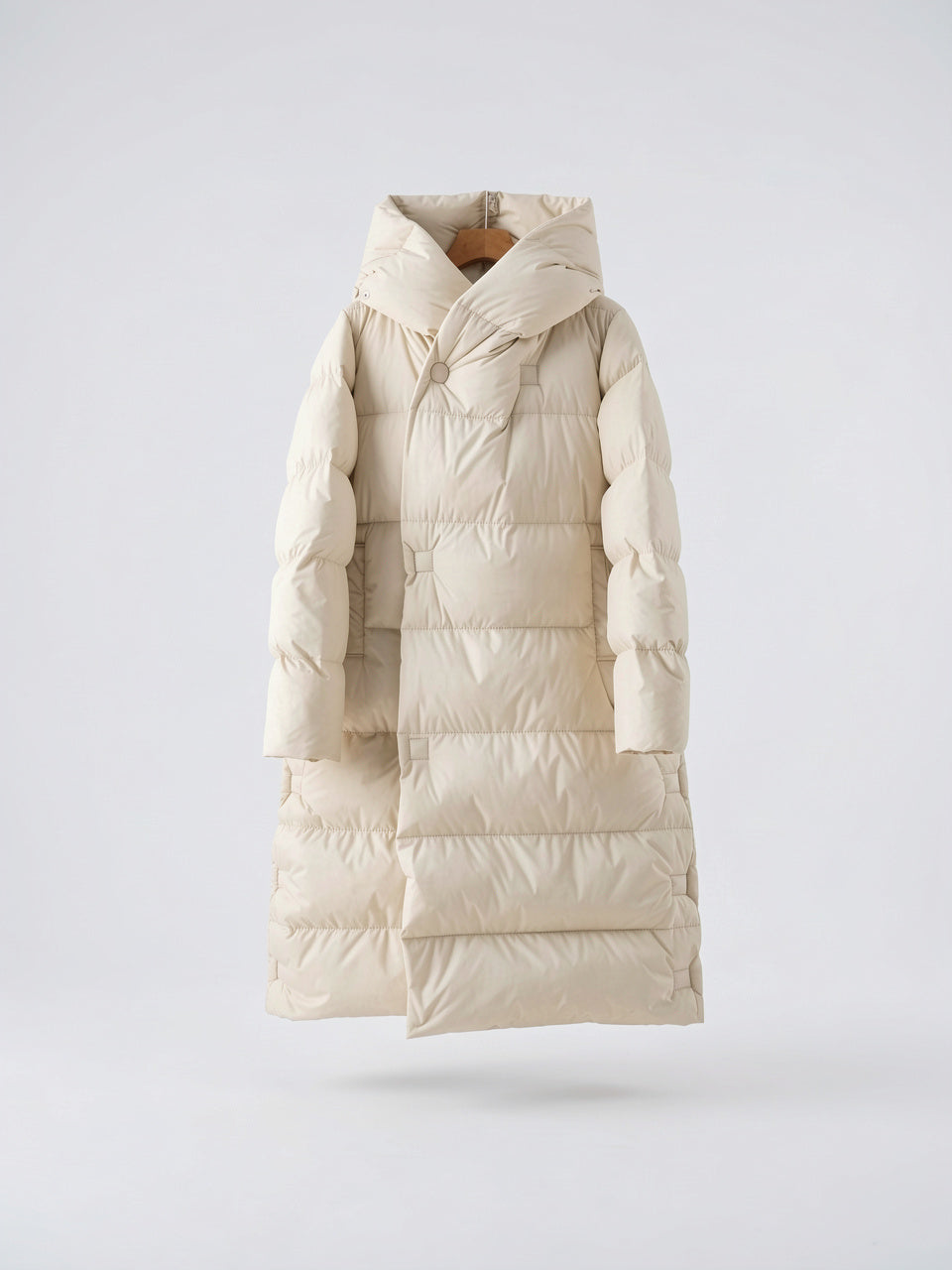 Parka Longue en Duvet Femme Capuche Hiver - 17