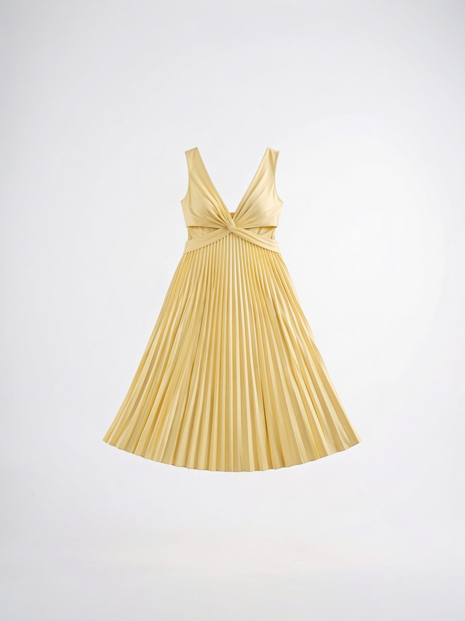 Robe Longue Plissée Fluide Coupe Maxi Femme - 5
