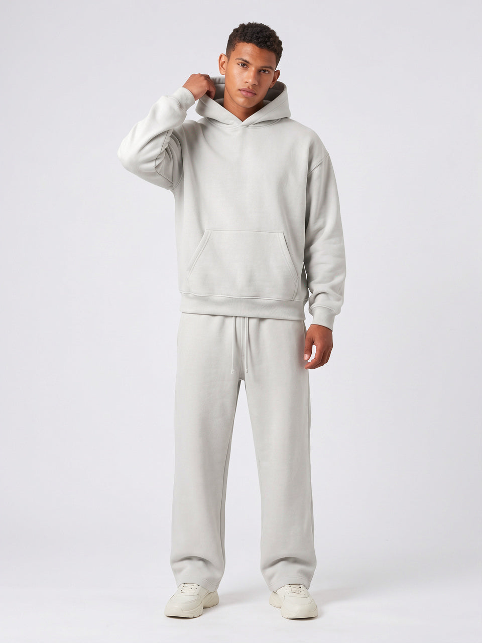 Survêtement Ensemble Sweat Homme Pièces 2 Coton - Gris S