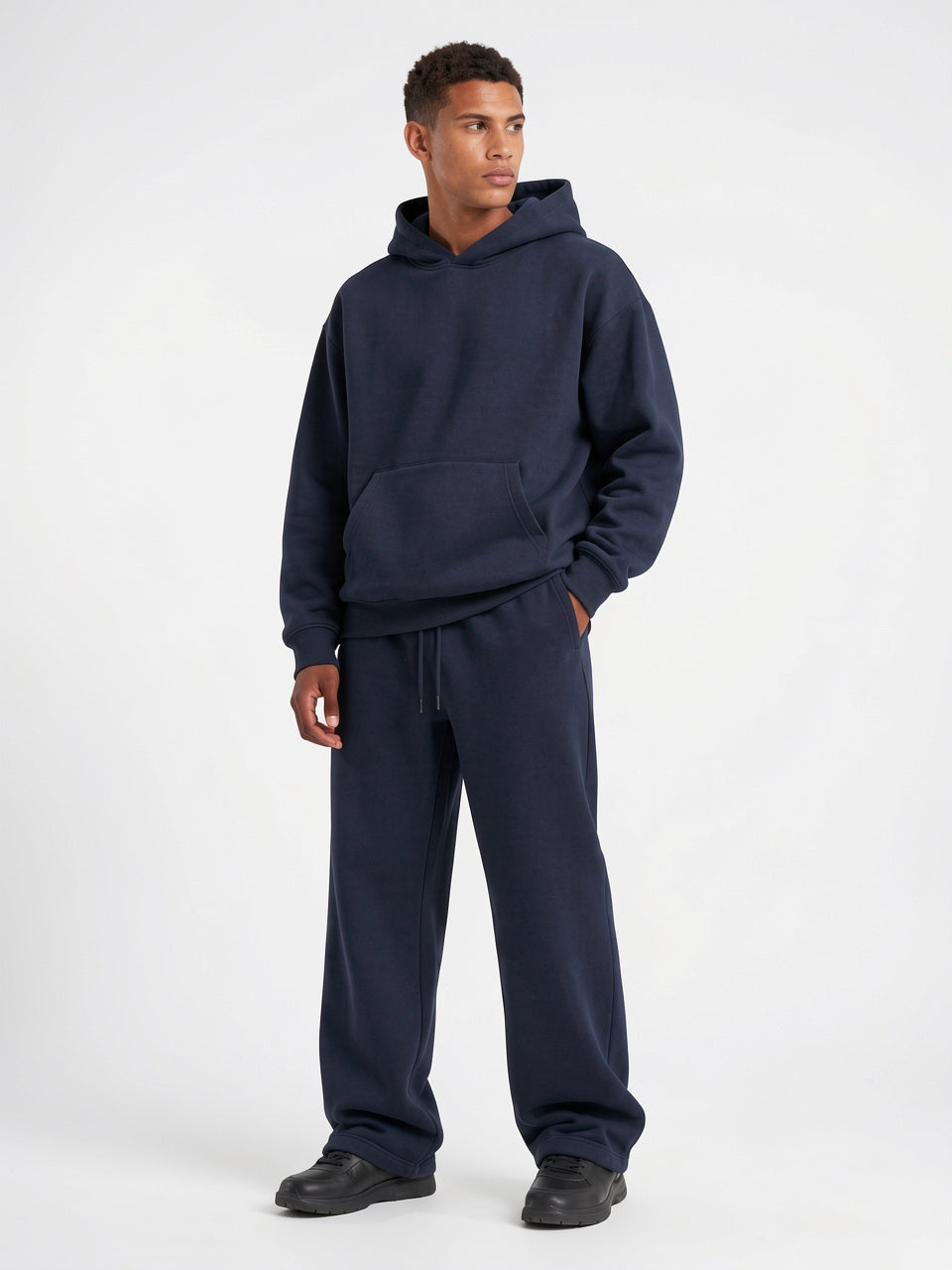 Survêtement Ensemble Sweat Homme Pièces 2 Coton - Marine S
