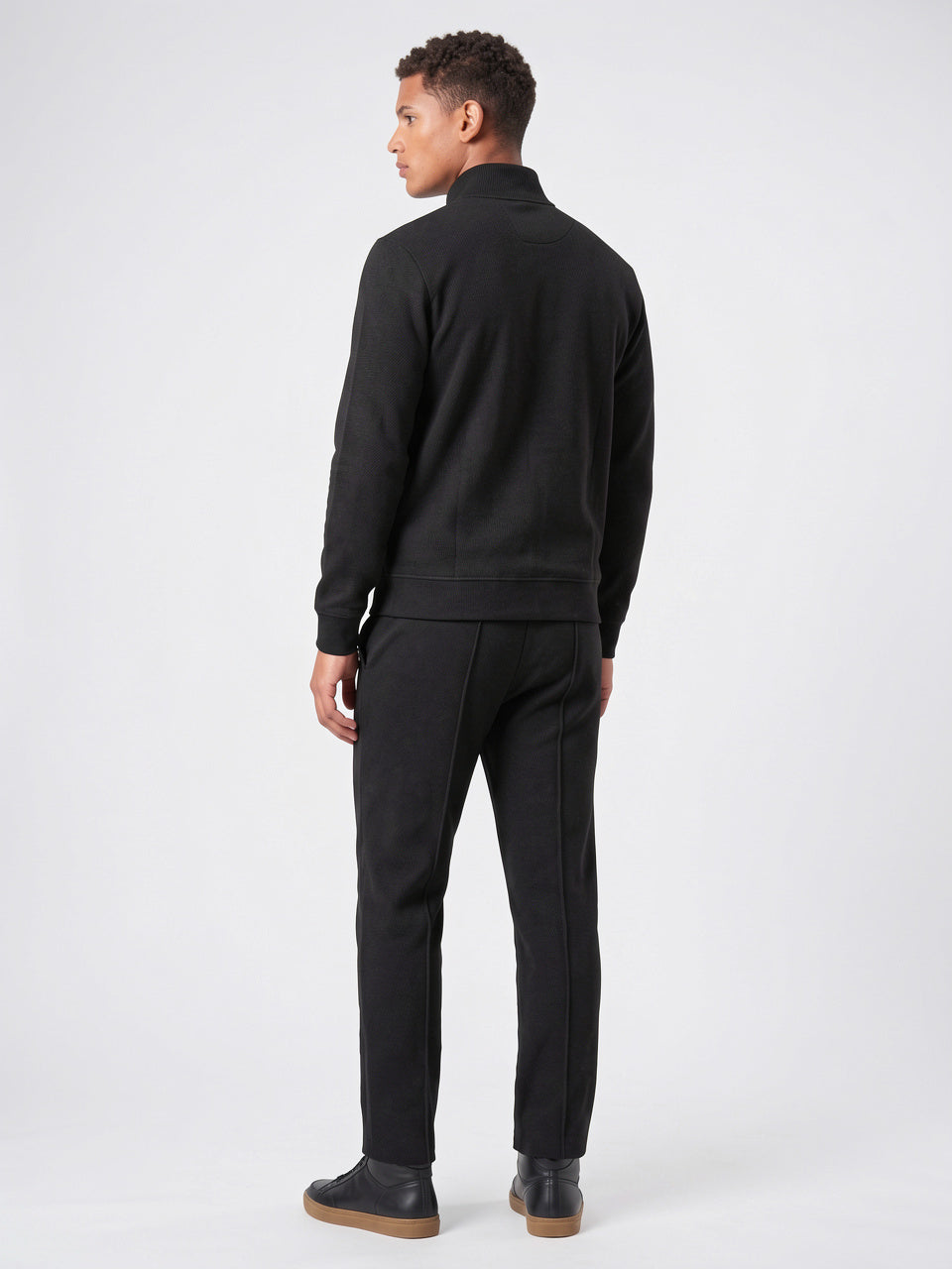 Survêtement Homme 2 Pièces Veste Jogging Montant Col - 4
