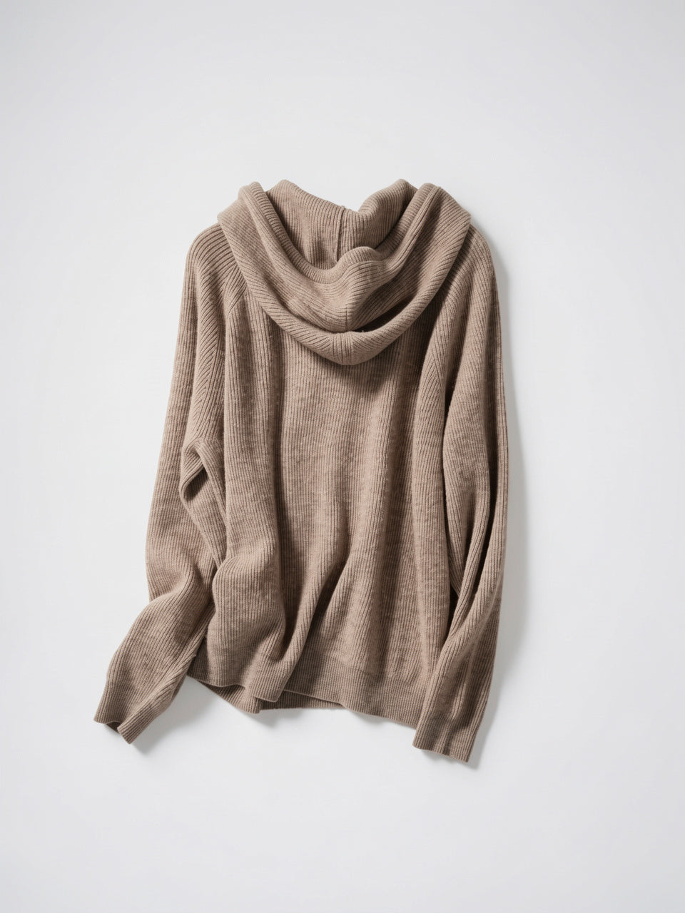 Sweat à Capuche Femme Cachemire Tricot Classique - 20
