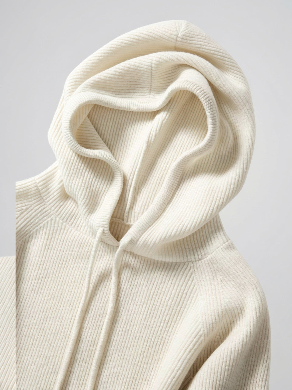Sweat à Capuche Femme Cachemire Tricot Classique - 21