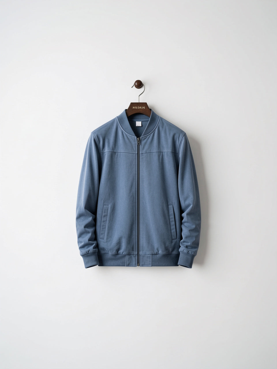 Veste Bomber Léger Homme Zippée Col Côtelé Quotidien - 5