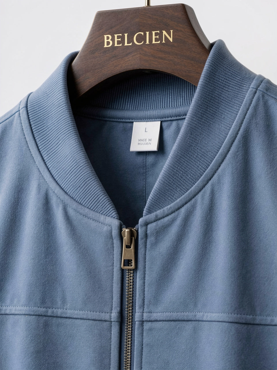 Veste Bomber Léger Homme Zippée Col Côtelé Quotidien - 6