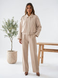 Veste Chemise Femme Cuir Végan Oversize Manches Longues - 1