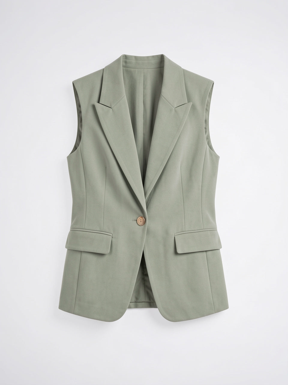 Veste Gilet Sans Manches Tailleur Femme Été Bureau - 8